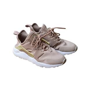 Nike Air Huarache Run Ultra Women Running Urban Sneakers Sand Pink Size 6.5